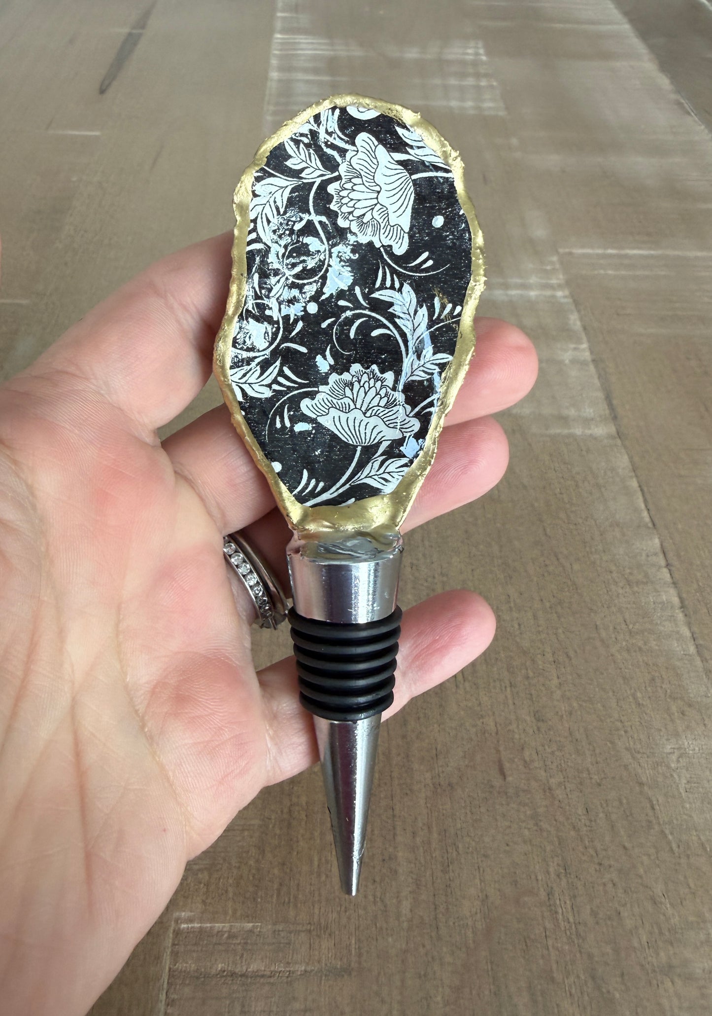 Oyster Shell Wine Stopper