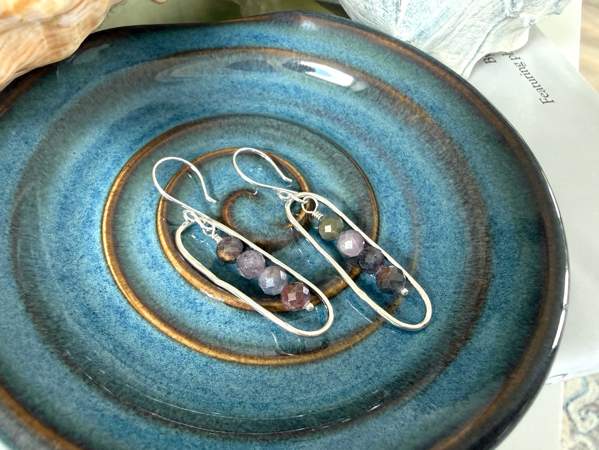 Ruby Dangle Earrings