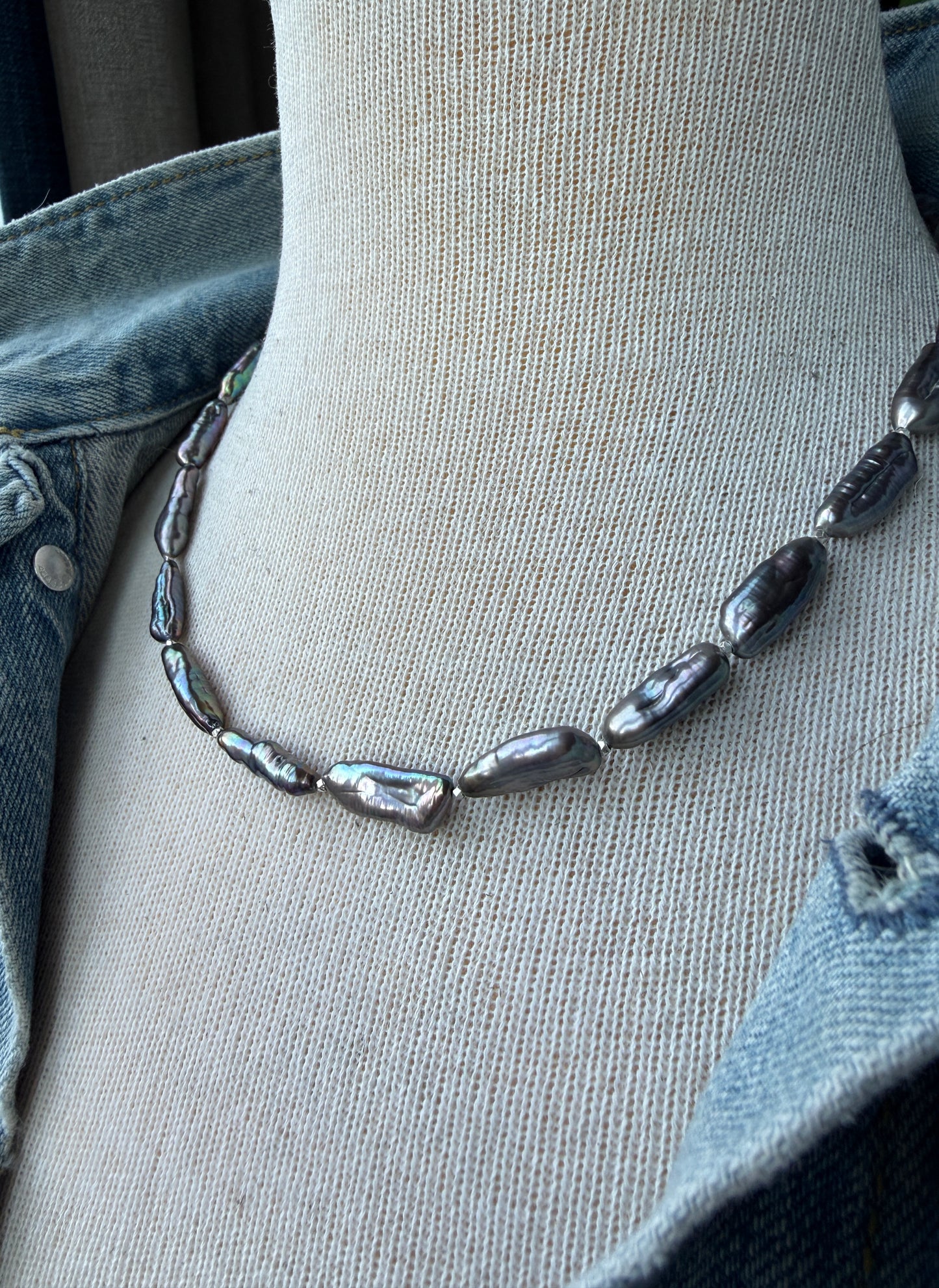 Freshwater Peacock Pearl Necklace