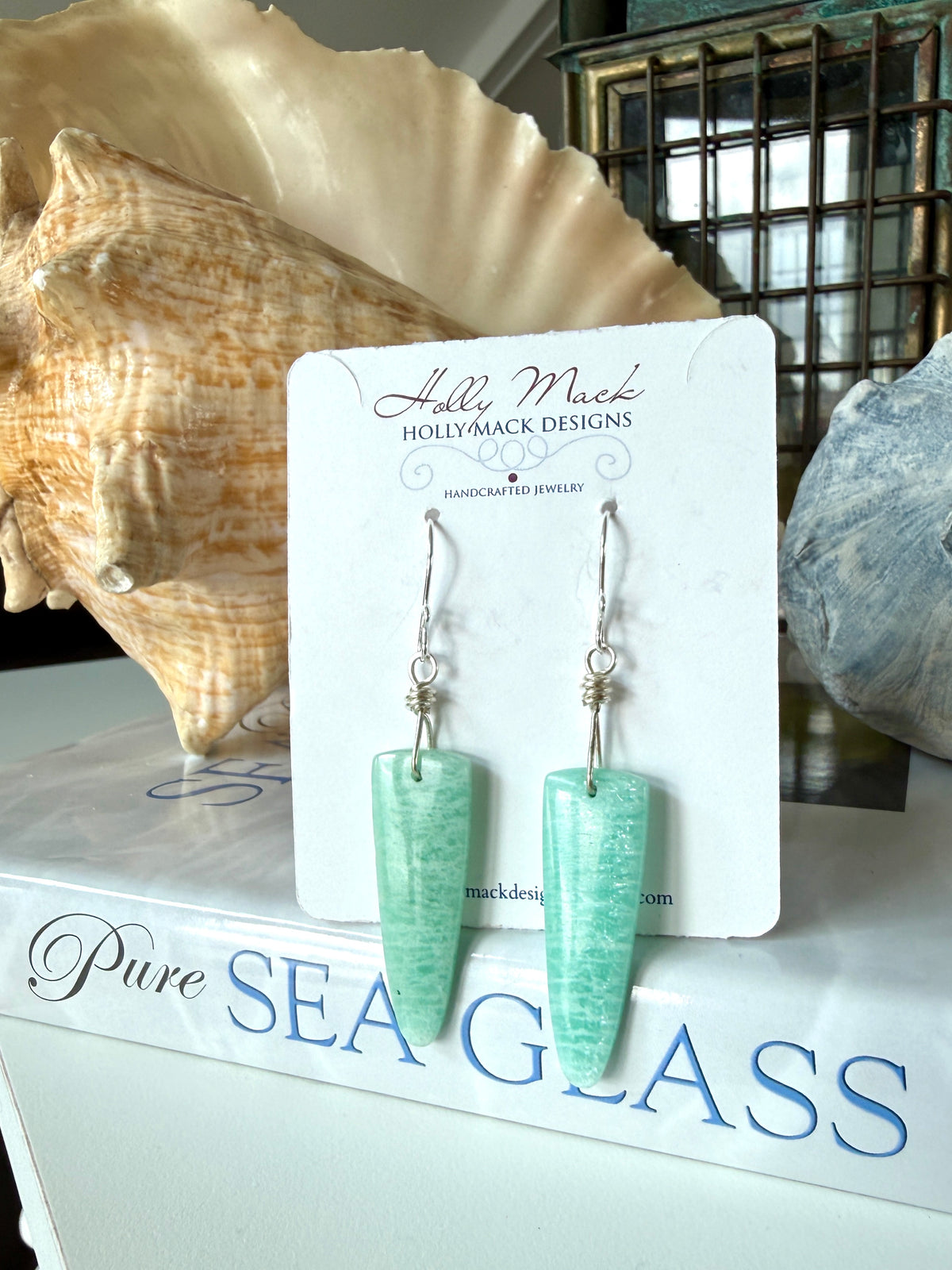 Amazonite Dangle Earrings