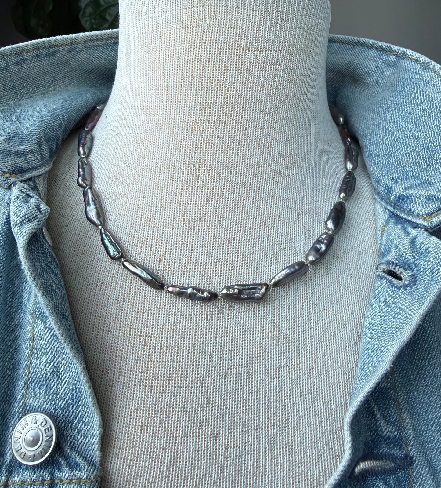 Freshwater Peacock Pearl Necklace