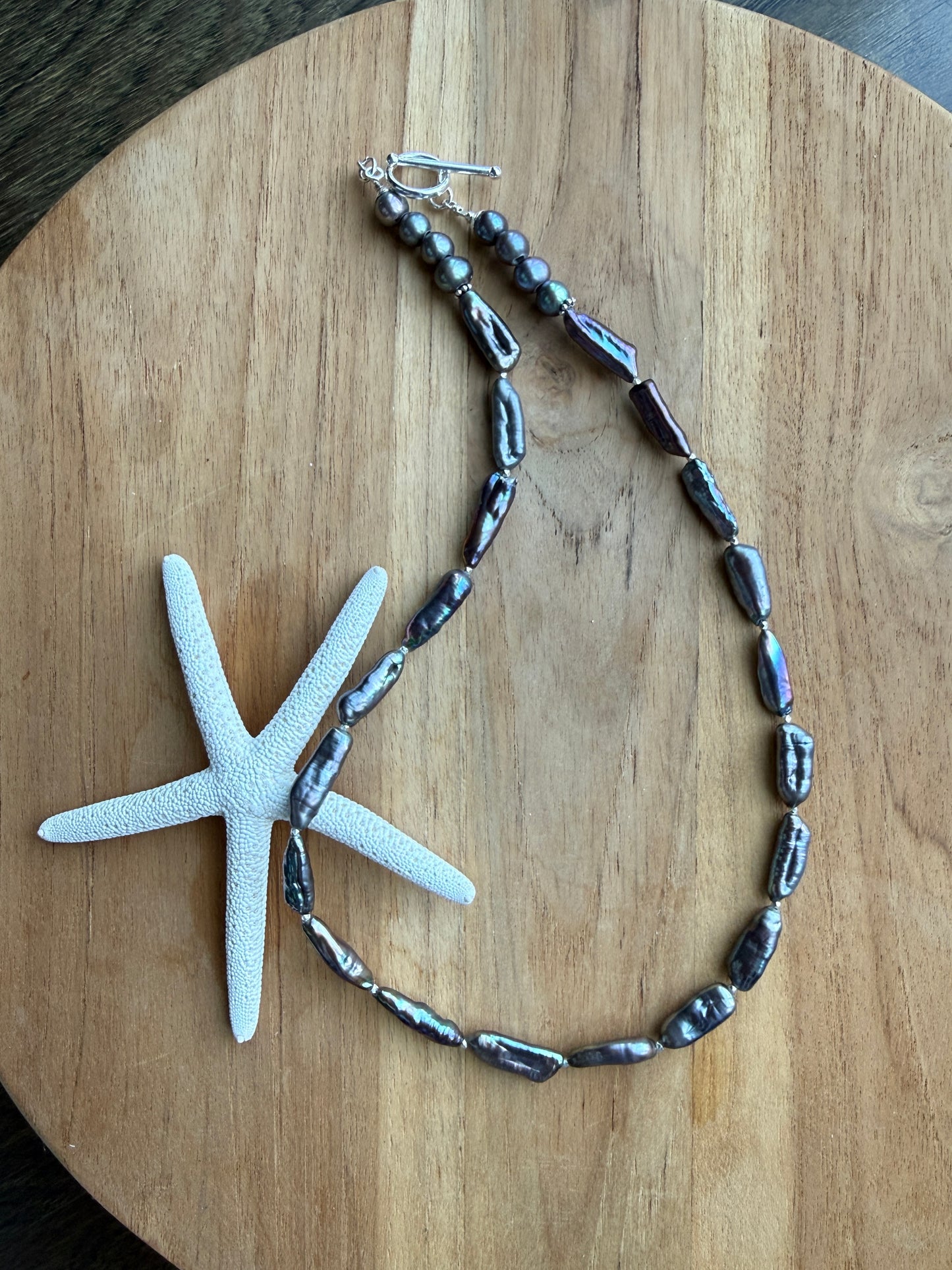 Freshwater Peacock Pearl Necklace