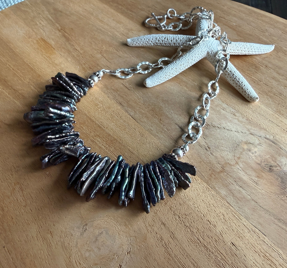 Biwi Stick Pearl Necklace