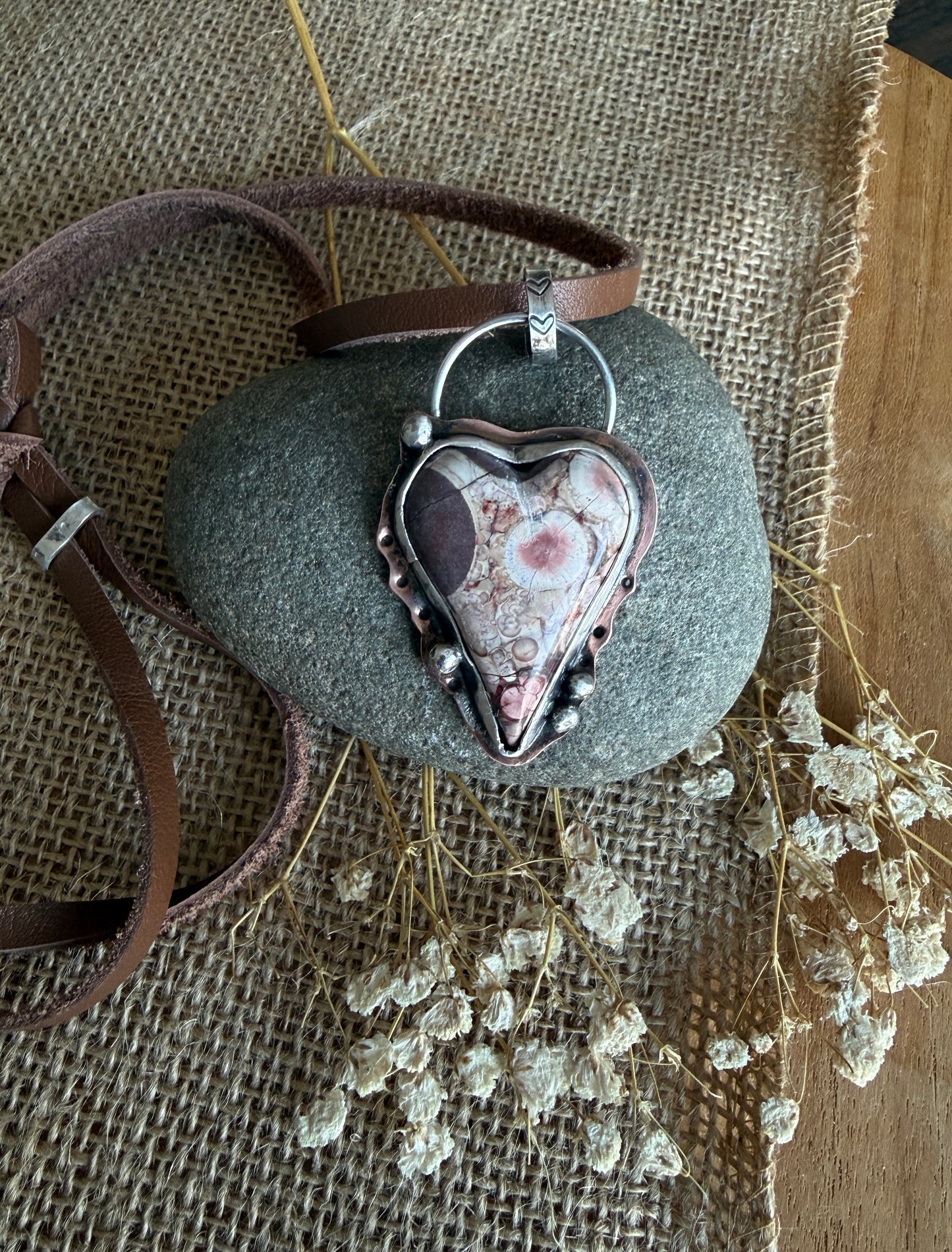 Birds Eye Rhyolite Necklace