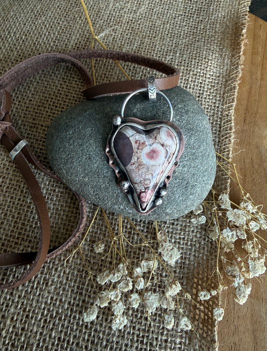 Birds Eye Rhyolite Necklace