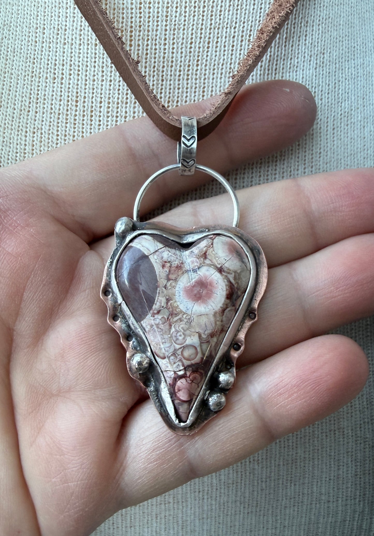 Birds Eye Rhyolite Necklace