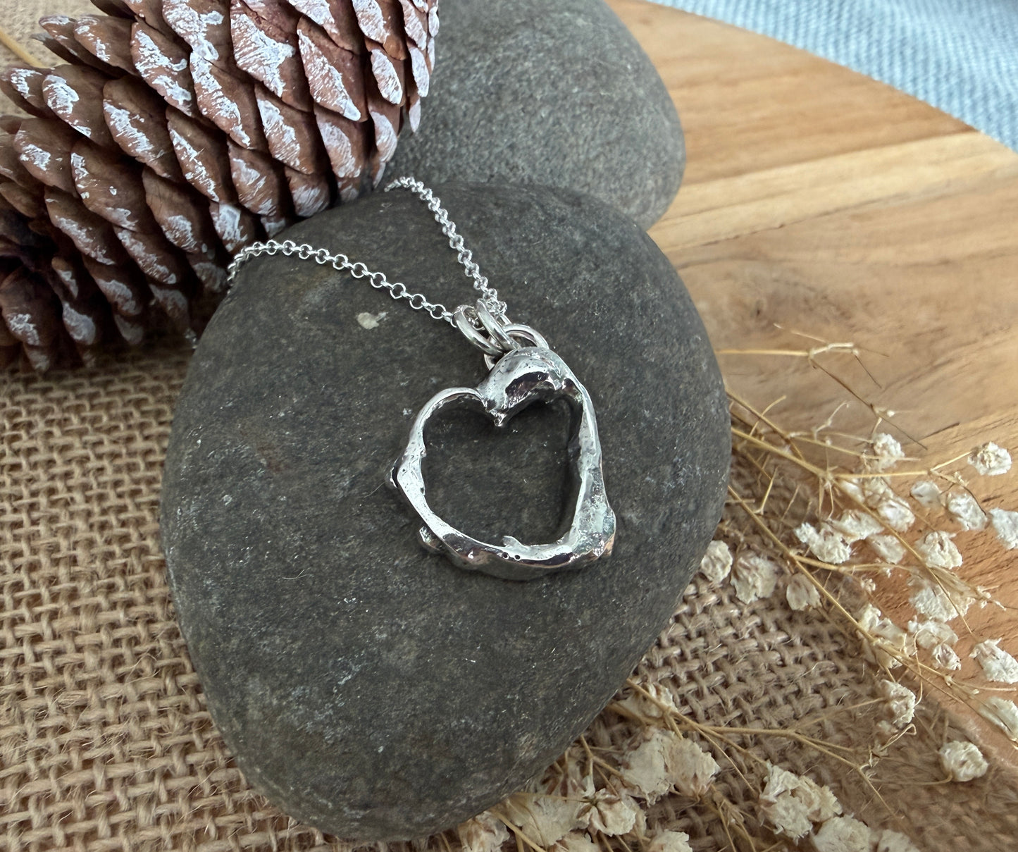 Small Resilient Heart Necklace