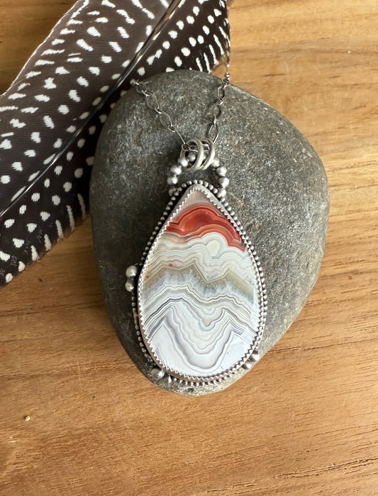 Crazy Lace Pendant Necklace