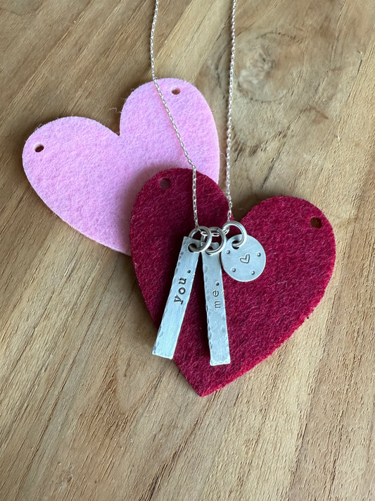 You. Me. Love Necklace
