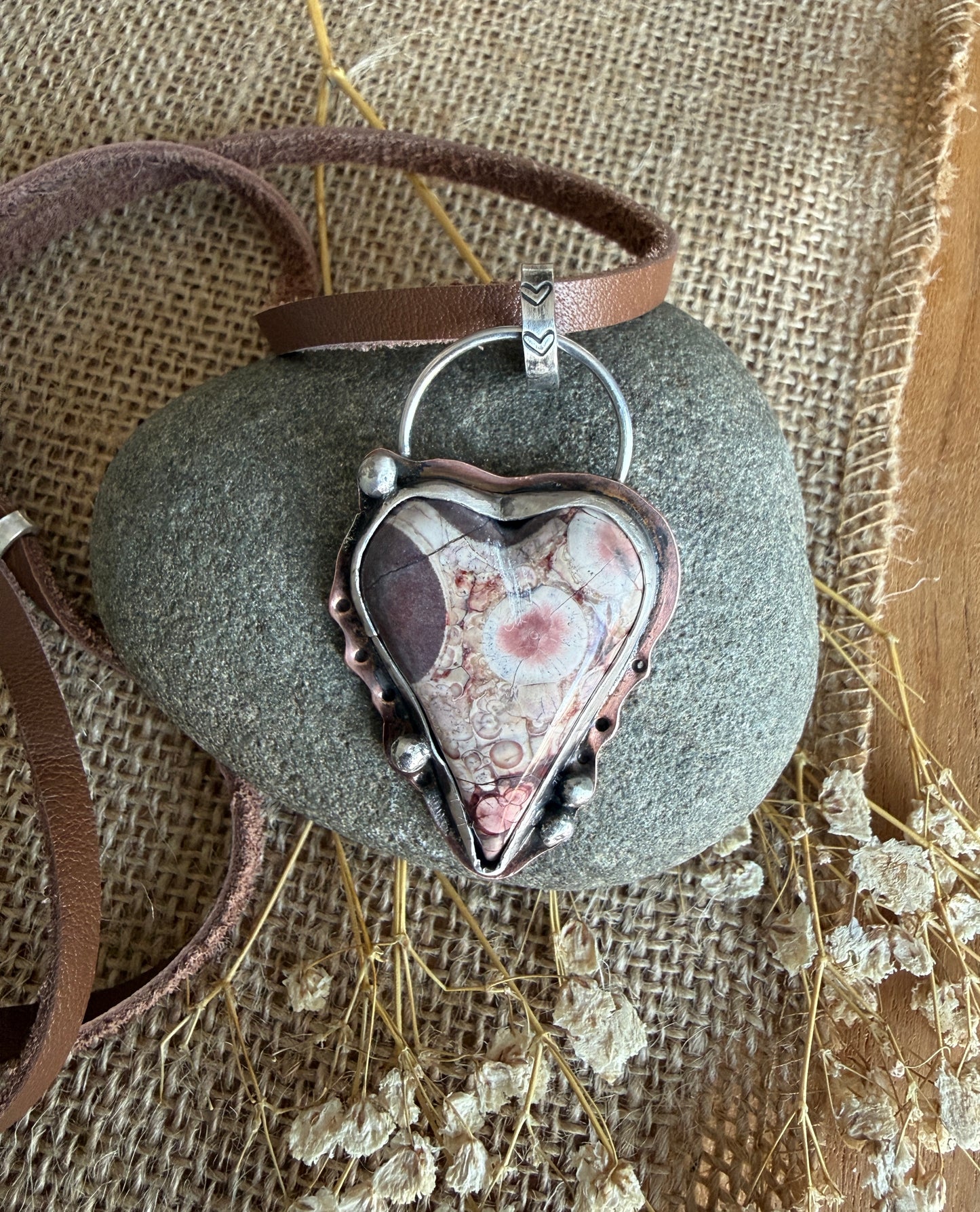 Birds Eye Rhyolite Necklace