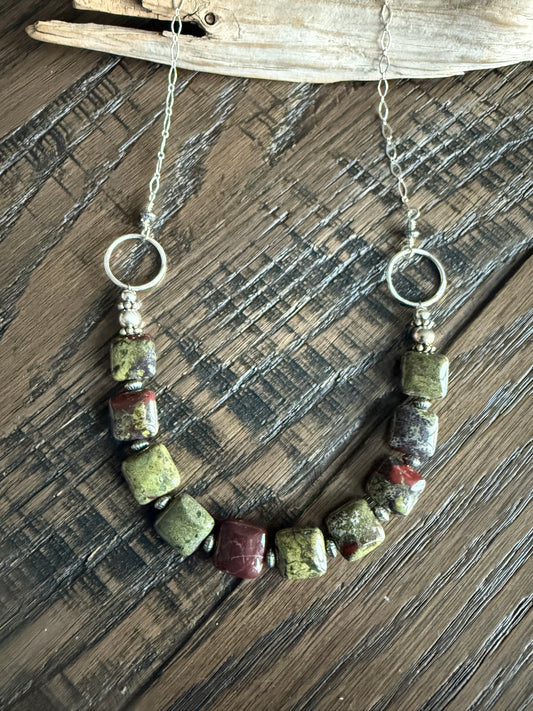 Dragon Blood Jasper Necklace