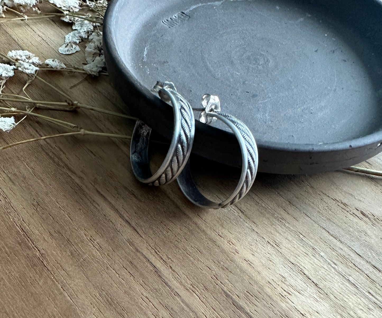 Sterling Silver Hoops