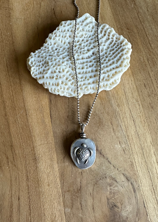 Sea Turtle Nugget Necklace