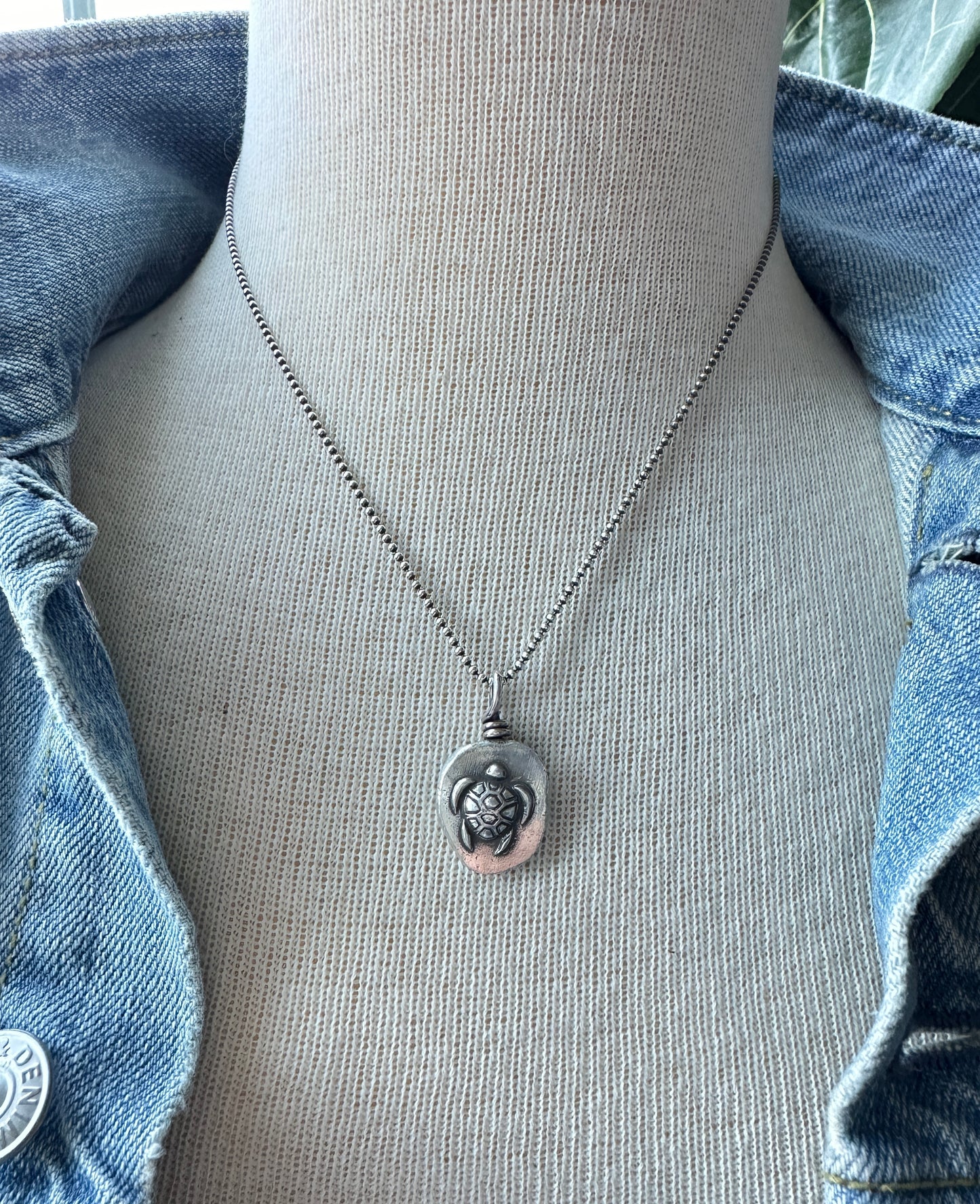 Sea Turtle Nugget Necklace