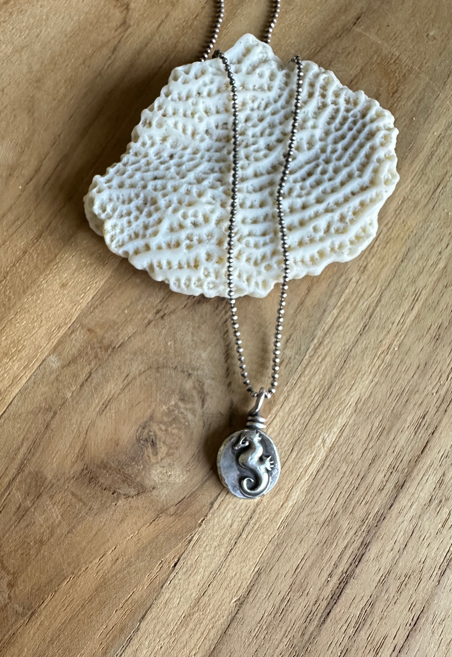 Sea Horse Nugget Necklace