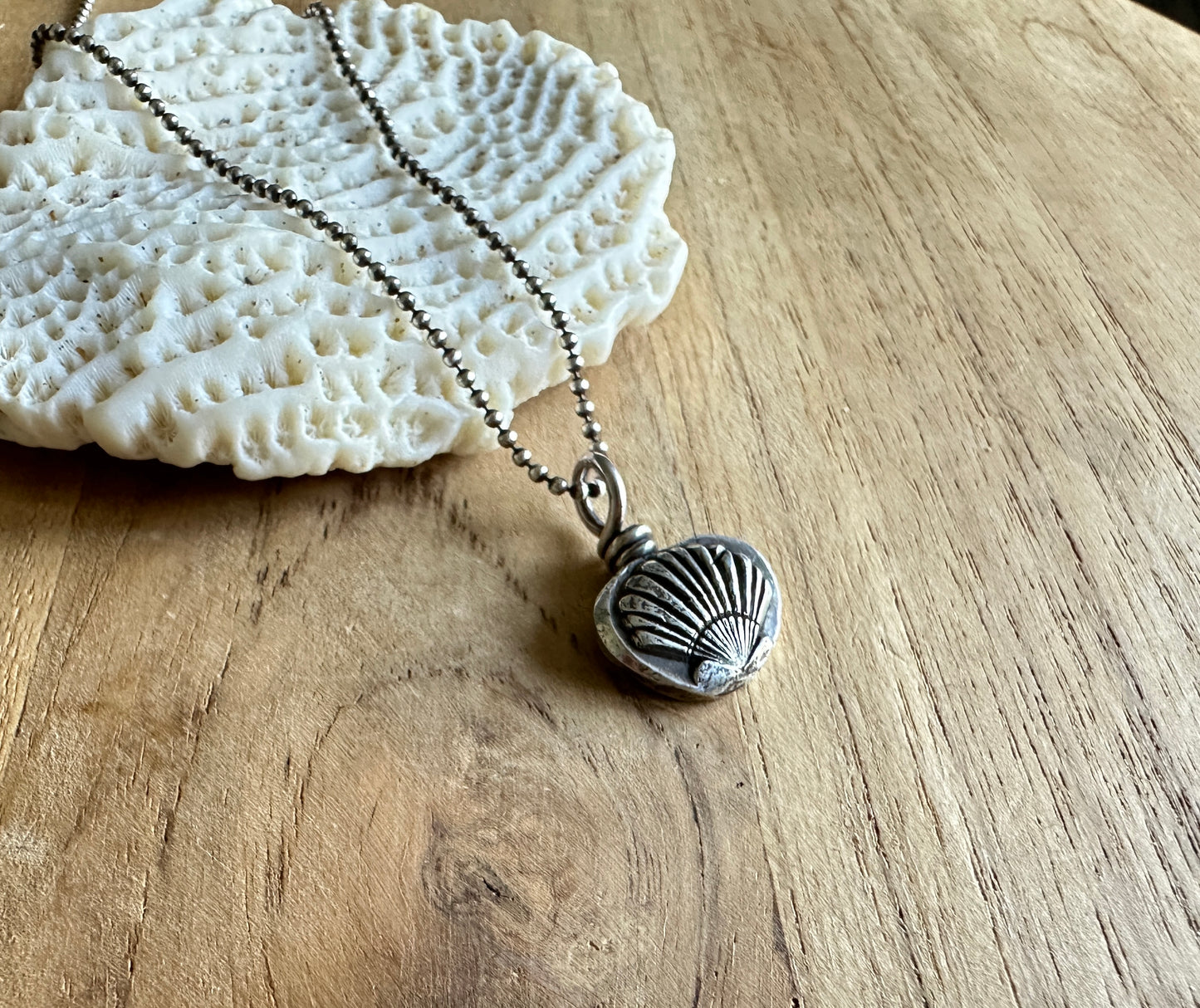 Sea Shell Nugget Necklace