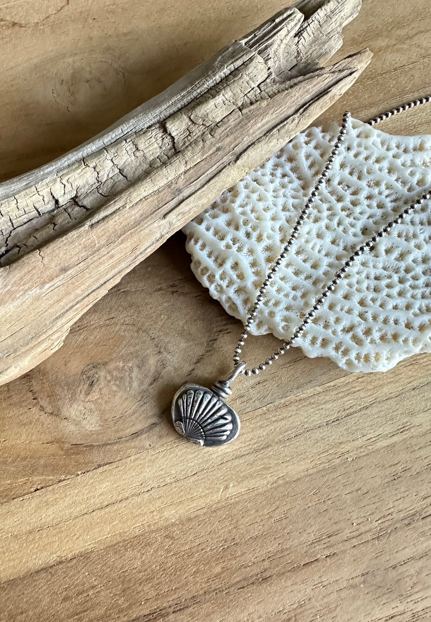 Sea Shell Nugget Necklace