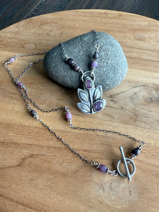 Alaskan Lupine Necklace