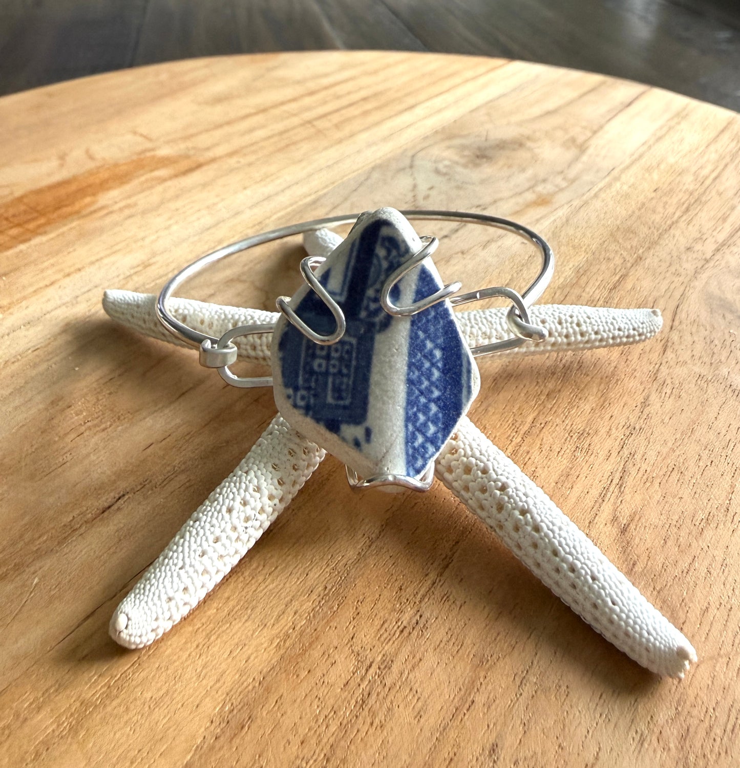 Sea Pottery Sterling Bracelet