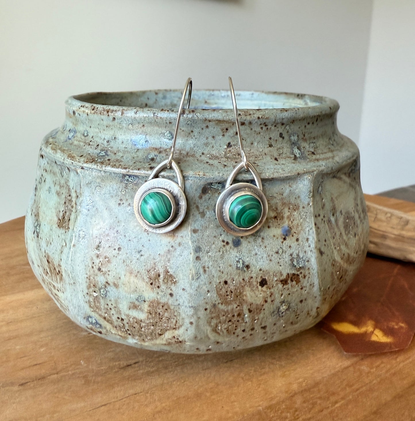 Malachite Earrings