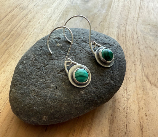 Malachite Earrings