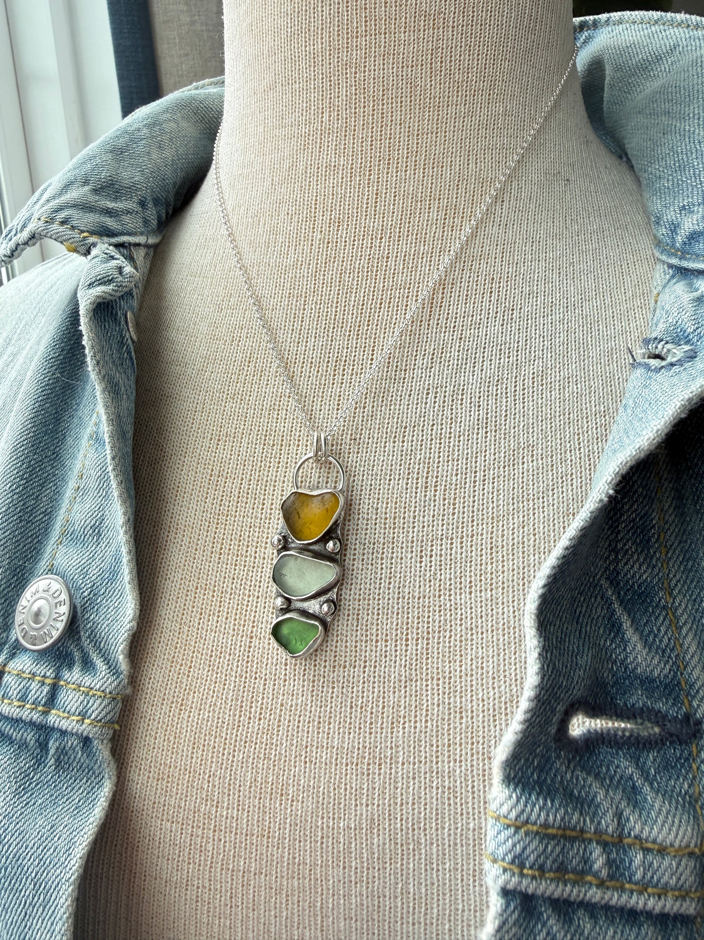 Sea Glass Cairns Necklace