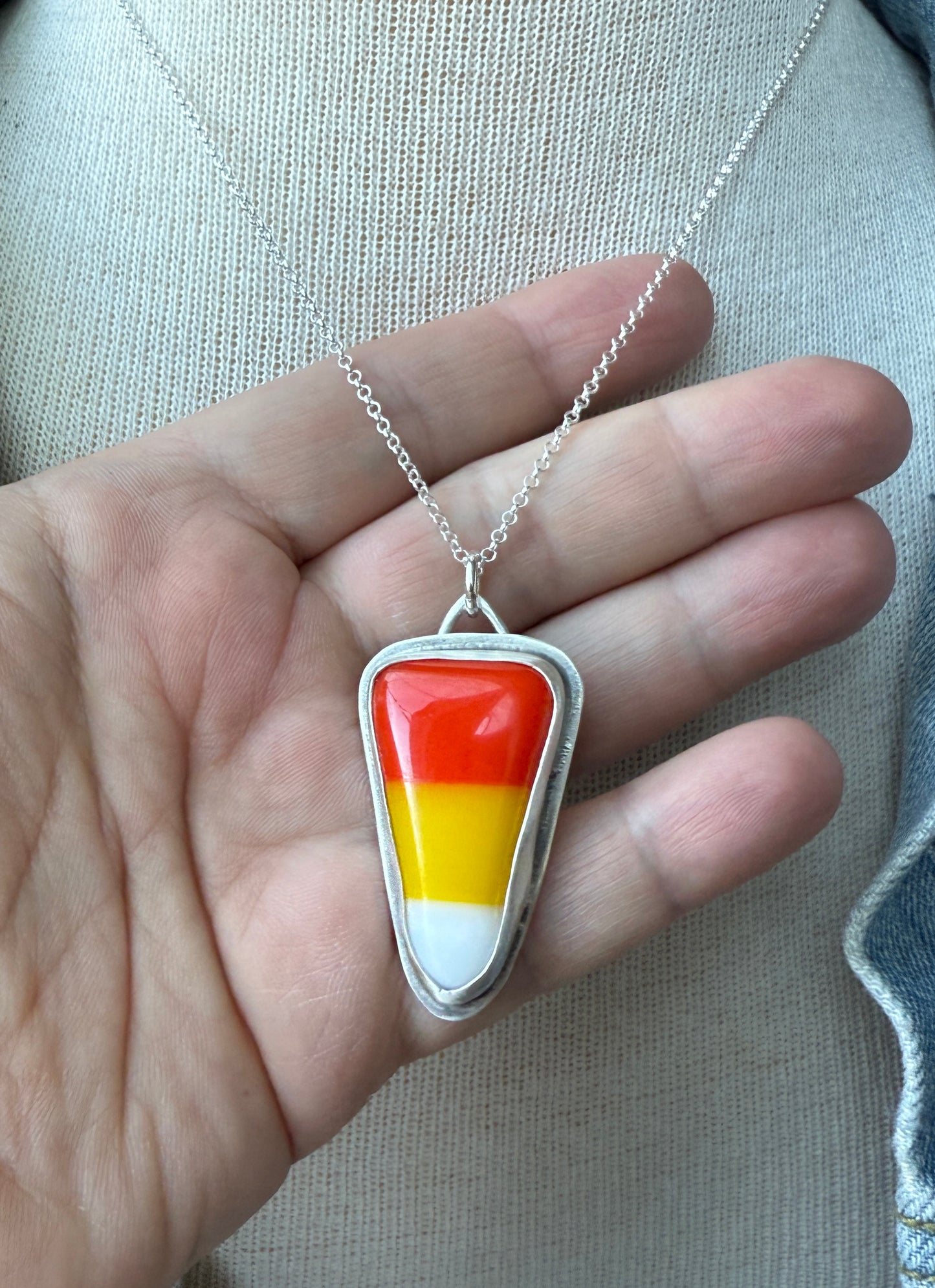 Candy Corn Necklace