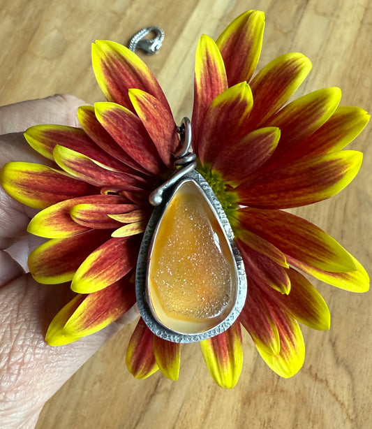 Golden Druzy Necklace