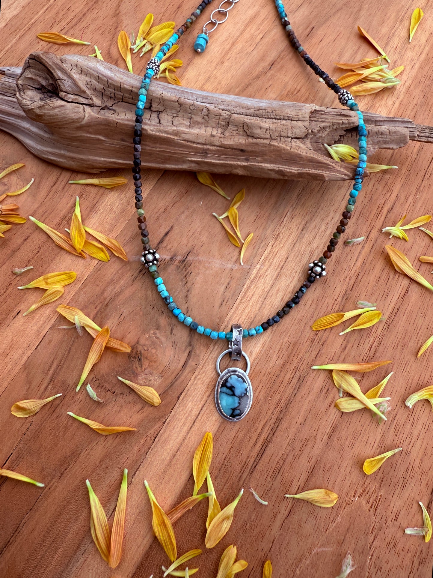 Desert Bloom Variscite Necklace