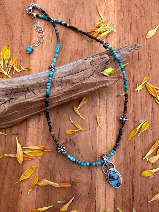 Desert Bloom Variscite Necklace