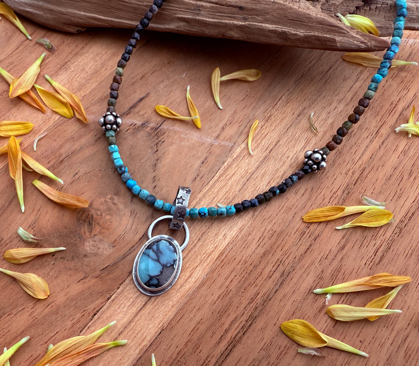 Desert Bloom Variscite Necklace