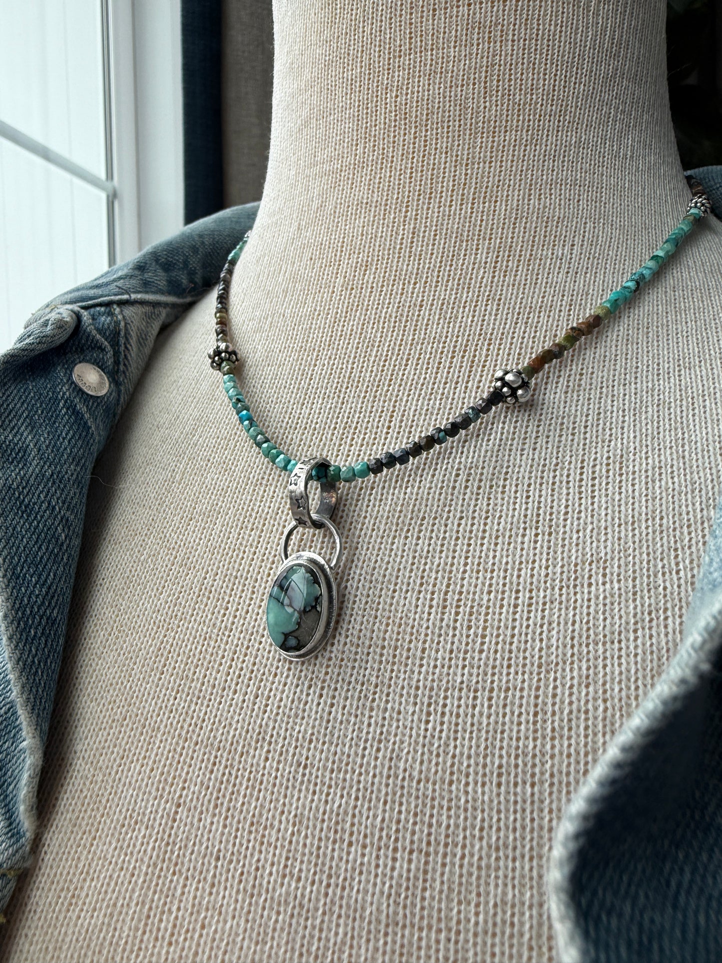 Desert Bloom Variscite Necklace