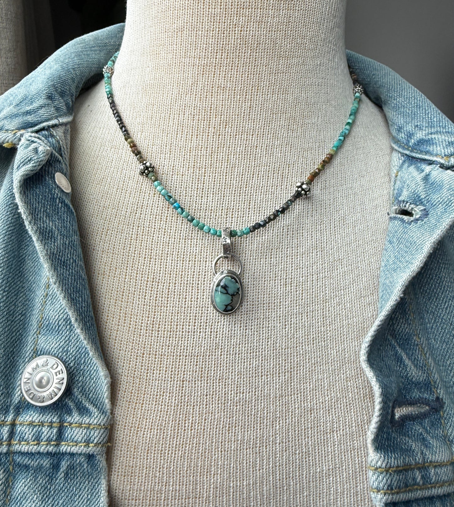 Desert Bloom Variscite Necklace