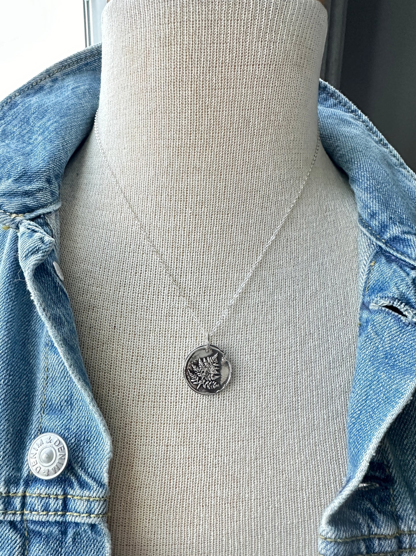 Fern Wax Seal Necklace