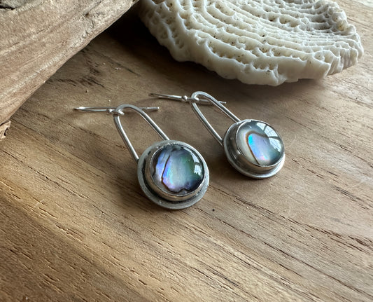 Abalone Dangle Earrings