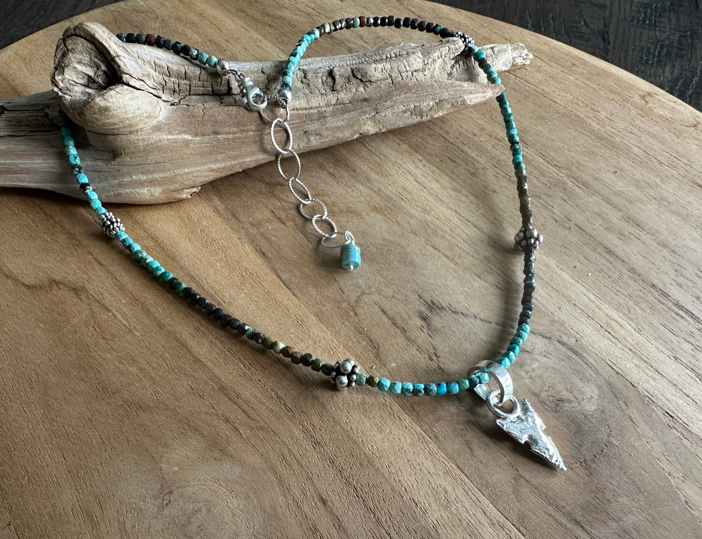 Turquoise Arrowhead Necklace