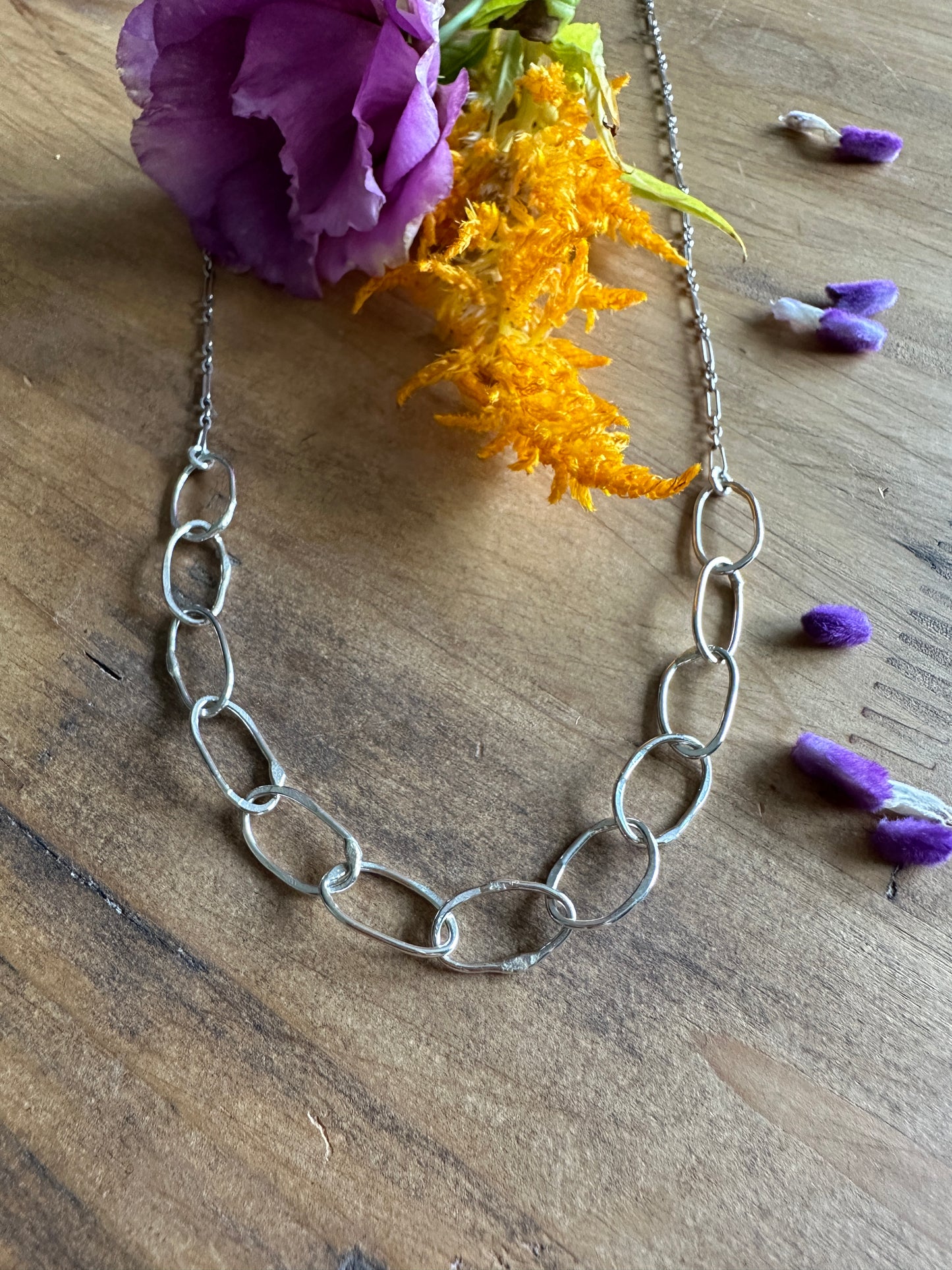 Sterling Silver Link Necklace