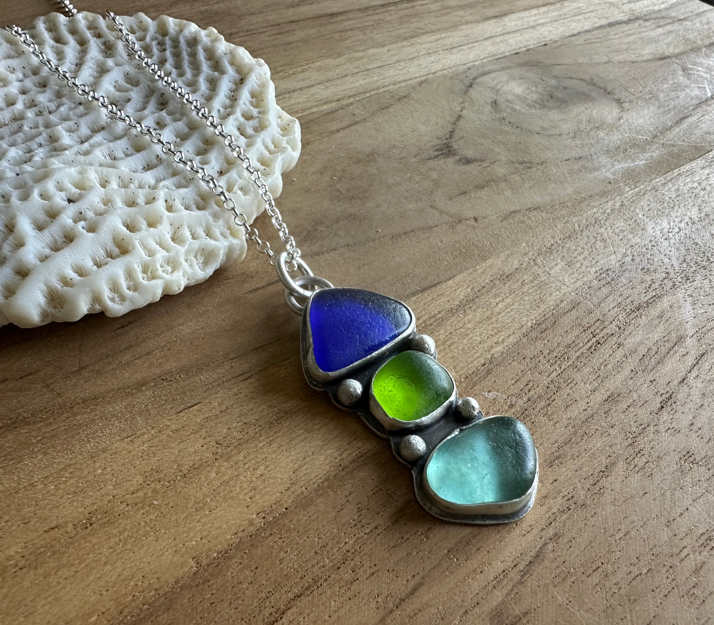 Sea Glass Totem Necklace