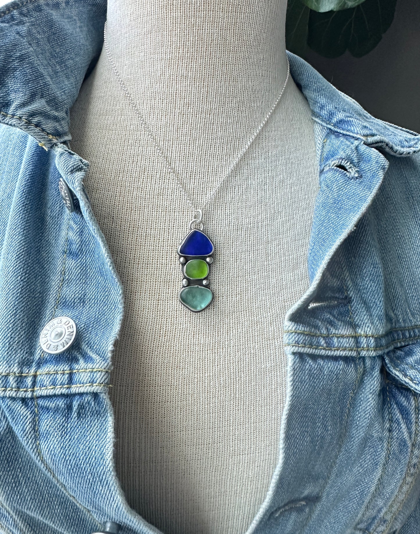 Sea Glass Totem Necklace