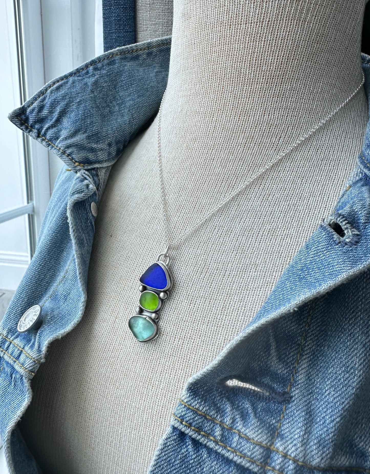 Sea Glass Totem Necklace