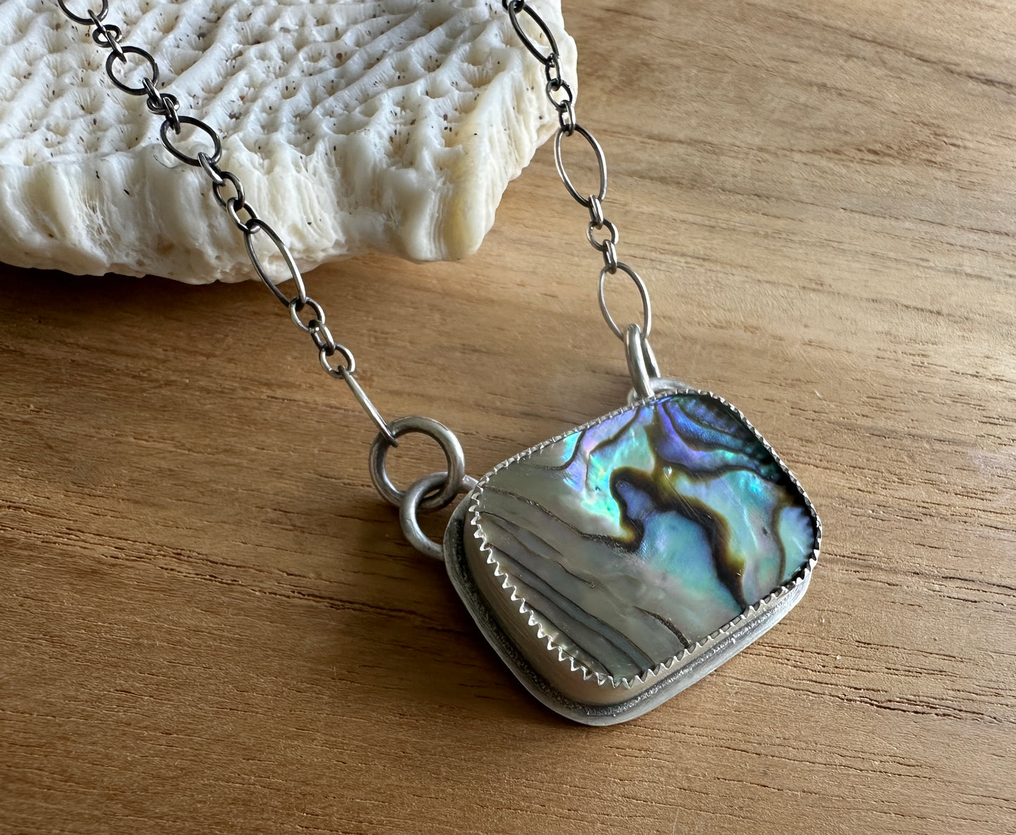 New Zealand Paua Shell Necklace