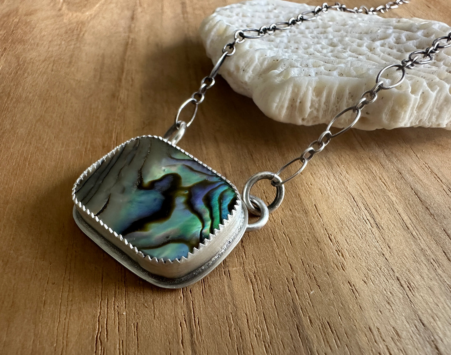 New Zealand Paua Shell Necklace