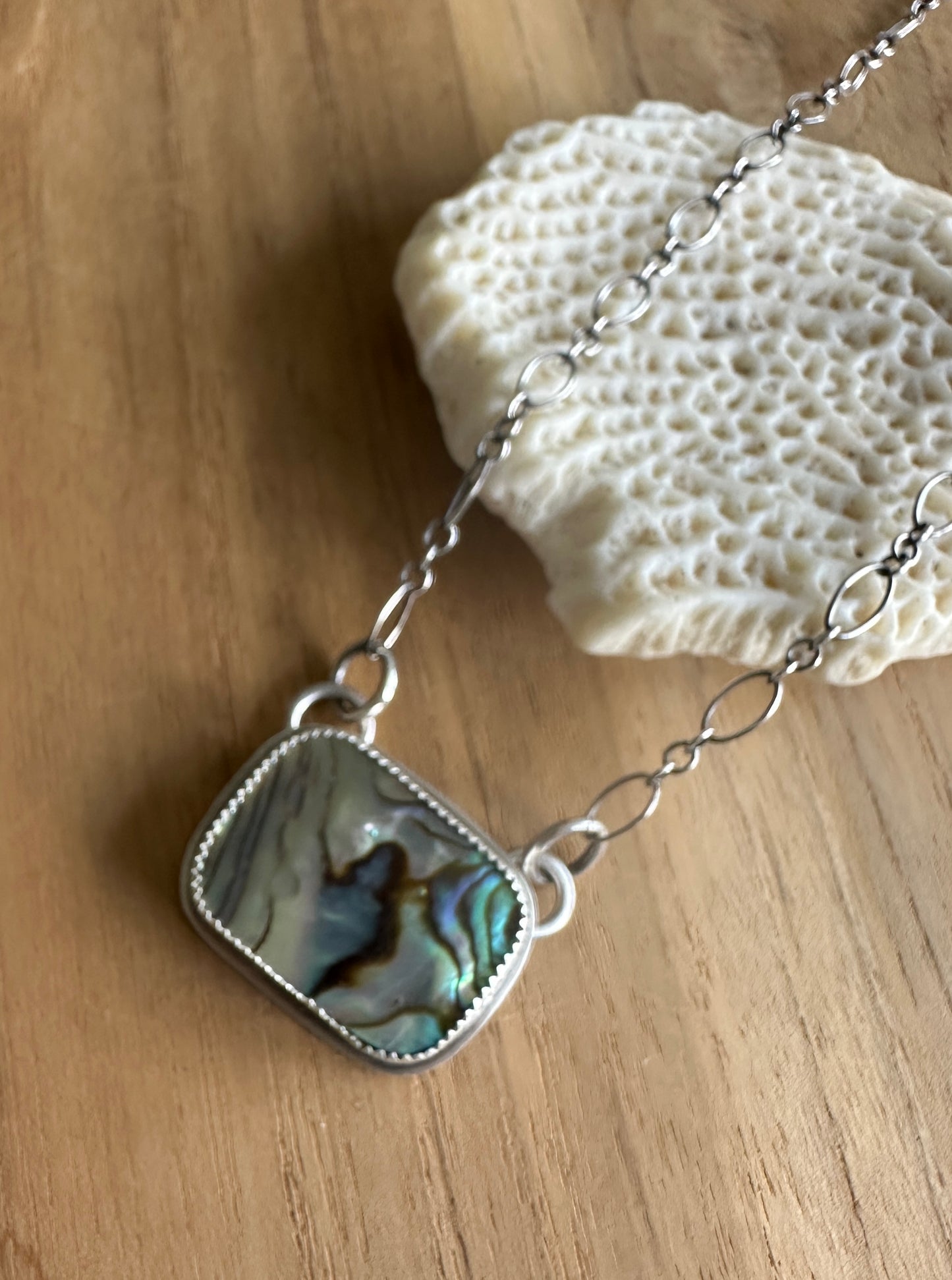 New Zealand Paua Shell Necklace