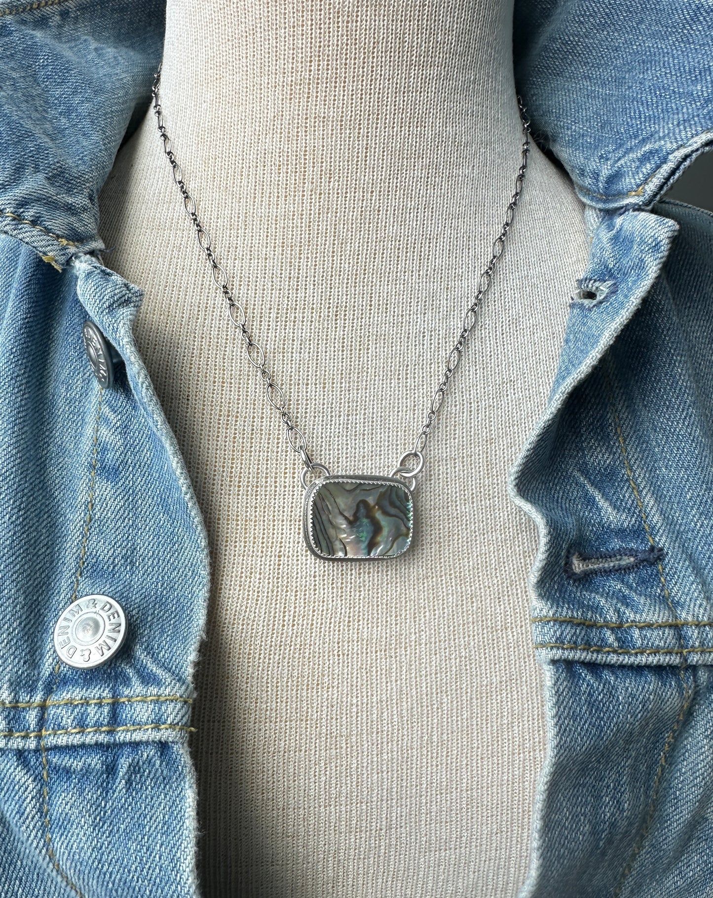 New Zealand Paua Shell Necklace