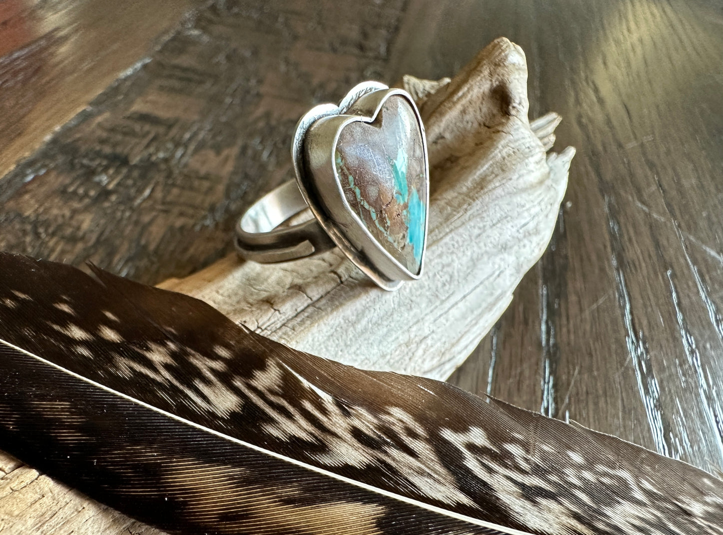 Royston Ribbon Heart Ring