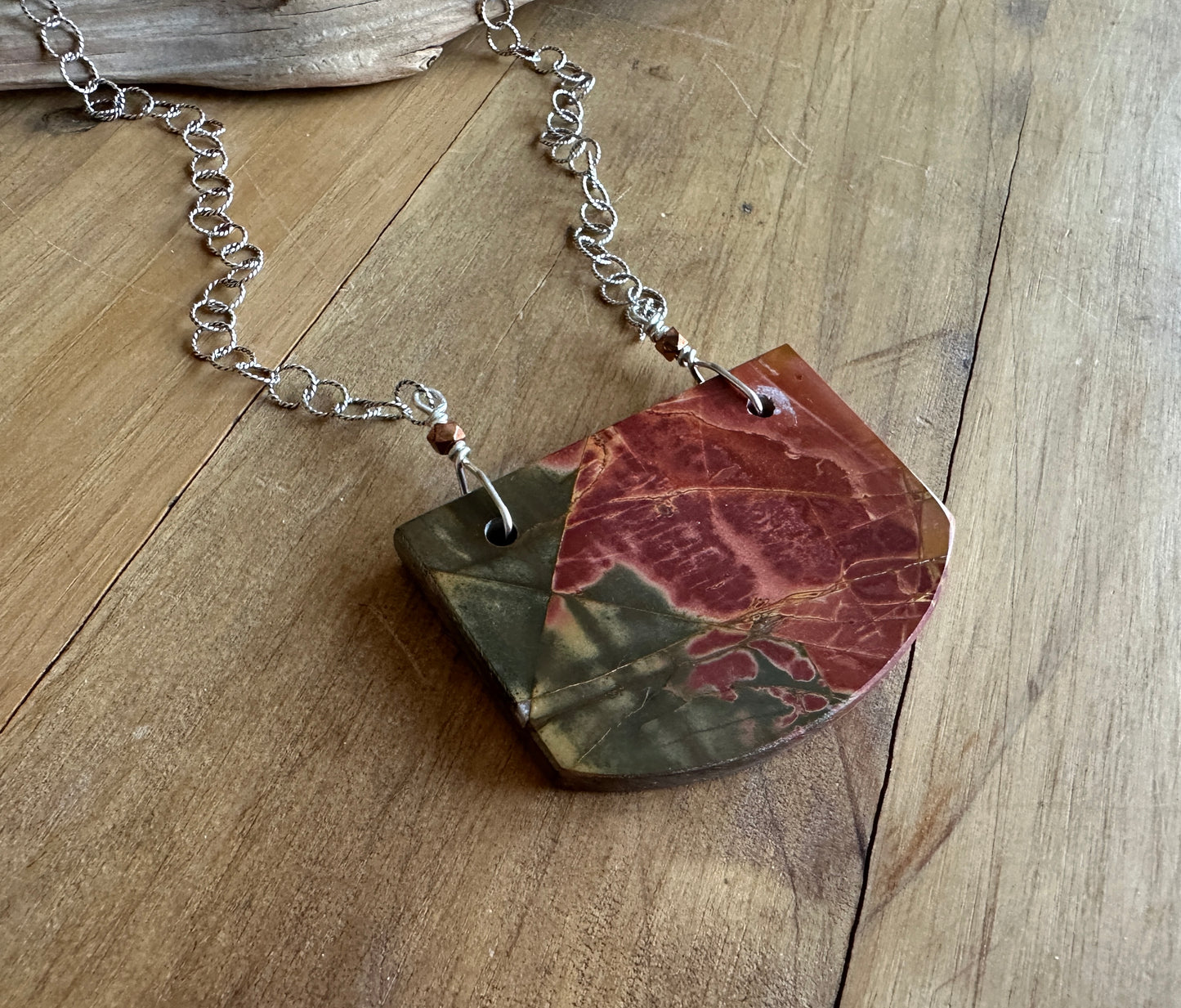 Red Creek Jasper Statement Necklace