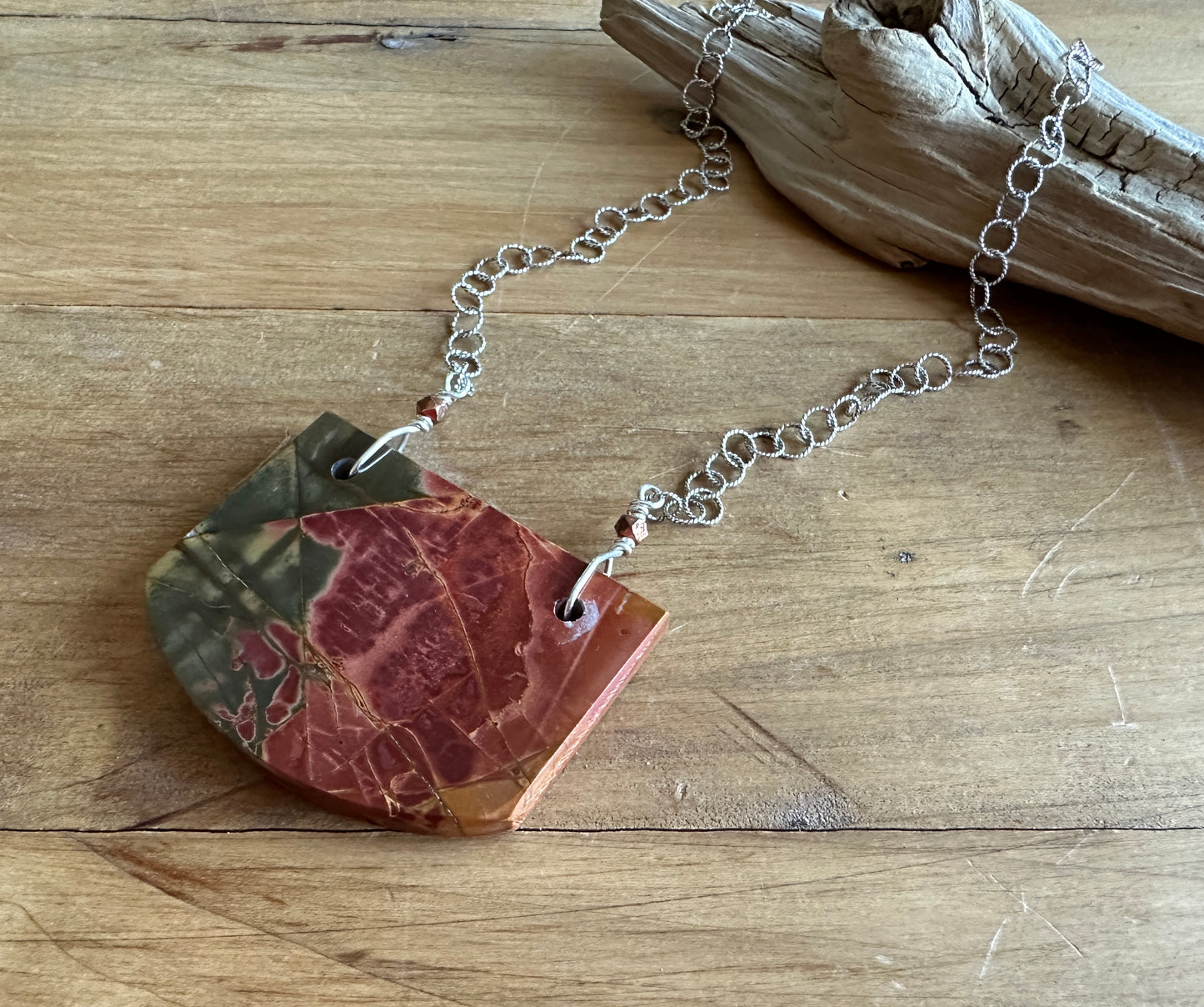 Red Creek Jasper Statement Necklace