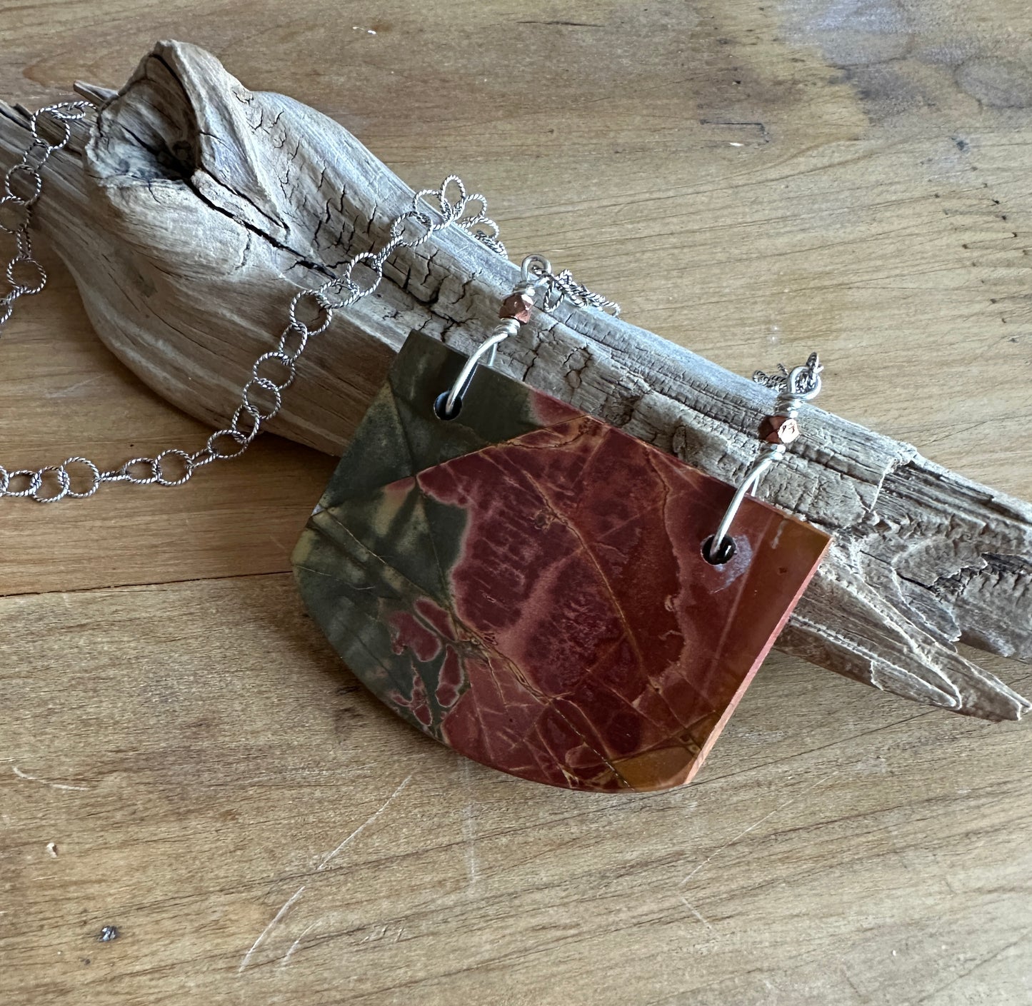 Red Creek Jasper Statement Necklace