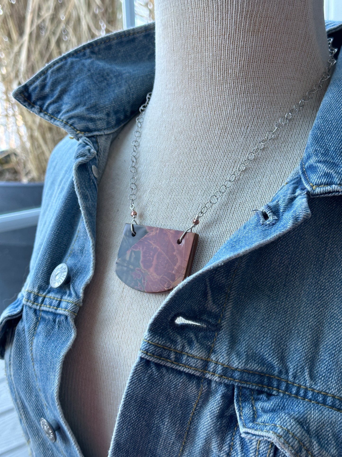 Red Creek Jasper Statement Necklace