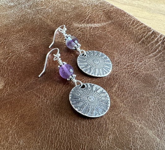 Fluorite Sunshine Earrings